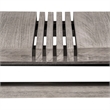 Vivid Outdoor Patio Coffee Table in Gray Eucalyptus Wood