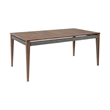 Orbit Outdoor 5 Piece Dining Set in Eucalyptus with Gray Rope and Taupe Cushions