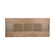 Armen Living Vivid Outdoor Patio Dining Table in Light Eucalyptus Wood
