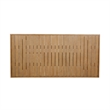 Armen Living Vivid Outdoor Patio Dining Table in Light Eucalyptus Wood