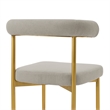 Shannon Dining Chair with Taupe Fabric - Set of 2