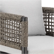 Alegria Outdoor Patio Swivel Counter Stool in Aluminum