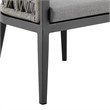 Zella Outdoor Patio Dining Chair in Aluminum - Set of 2