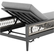 Zella Outdoor Patio Chaise Lounge Chair in Aluminum