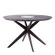 Oasis Tutti Frutti Outdoor 5 Piece Round Dining Set with Gray Rope and Cushions