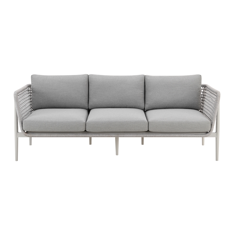 Rhodes Outdoor 4 Piece Conversation Set in Aluminum