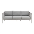 Rhodes Outdoor 4 Piece Conversation Set in Aluminum