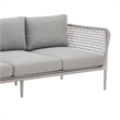 Rhodes Outdoor 4 Piece Conversation Set in Aluminum
