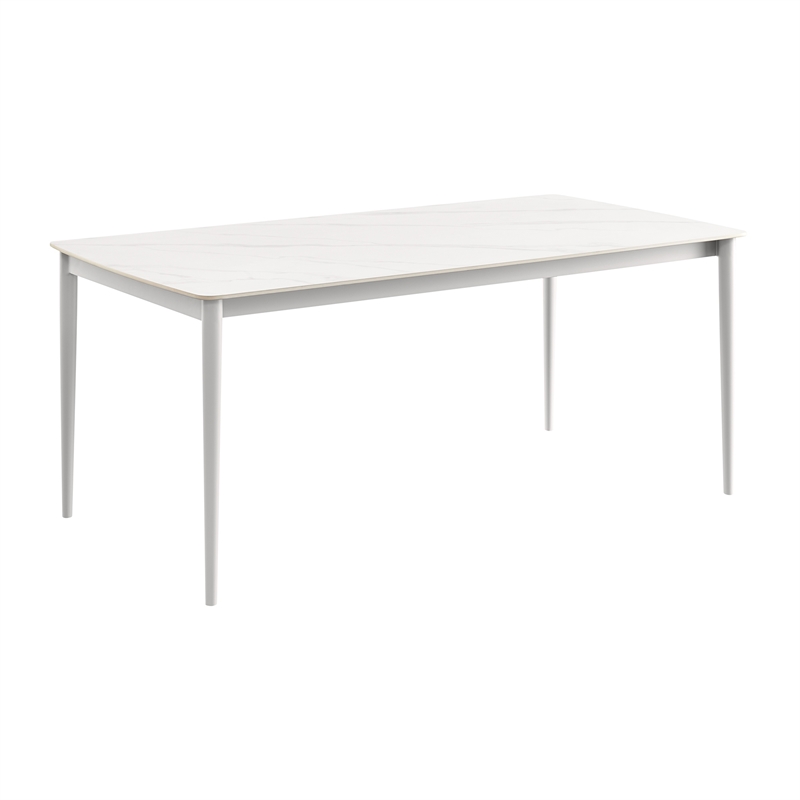 Rhodes Outdoor Patio 7 Piece Dining Set in Aluminum