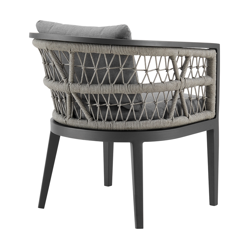 Zella Outdoor Patio 7 Piece Dining Set in Aluminum