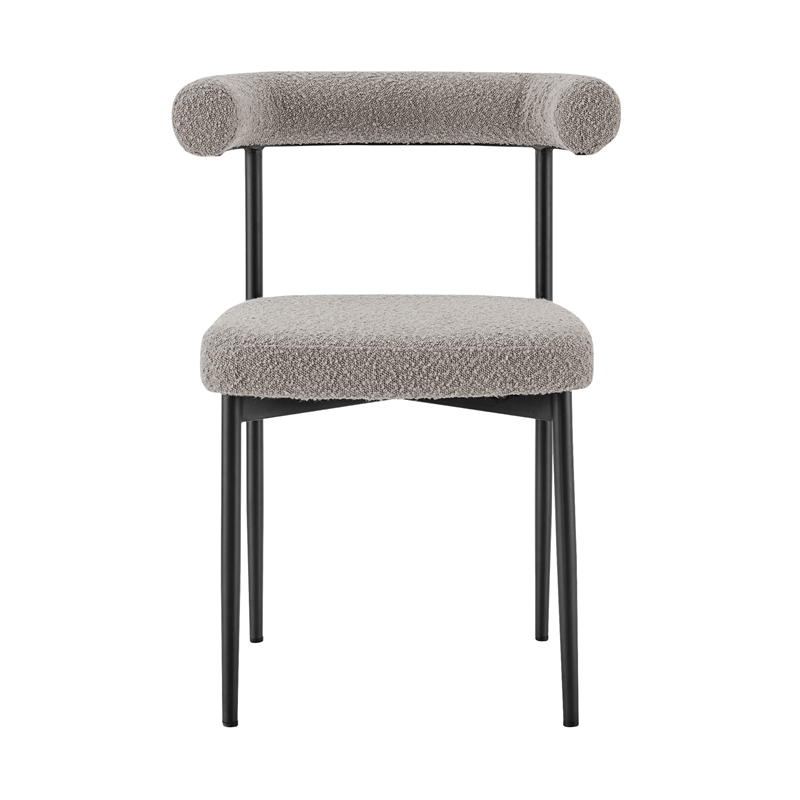 Veronica Shannon 5 Piece Round Dining Set with  Cream Fabric