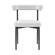 Veronica Shannon 5 Piece Round Dining Set with Thundercloud Gray Fabric