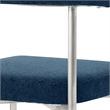 Veronica Shannon 5 Piece Round Dining  Set with Blue Fabric