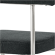 Veronica Shannon 5 Piece Round  Dining  Set with Charcoal Fabric