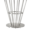 Veronica Shannon 5 Piece Round  Dining  Set with Charcoal Fabric