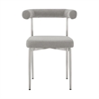 Veronica Shannon 5 Piece Round Dining Set with Light Gray Fabric