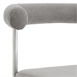 Veronica Shannon 5 Piece Round Dining Set with Light Gray Fabric