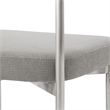 Veronica Shannon 5 Piece Round Dining Set with Light Gray Fabric