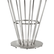 Veronica Shannon 5 Piece Round Dining Set with Light Gray Fabric