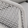 Rhodes Outdoor Patio Sofa in Aluminum