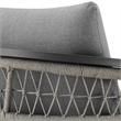 Zella Outdoor Patio Armchair in Aluminum