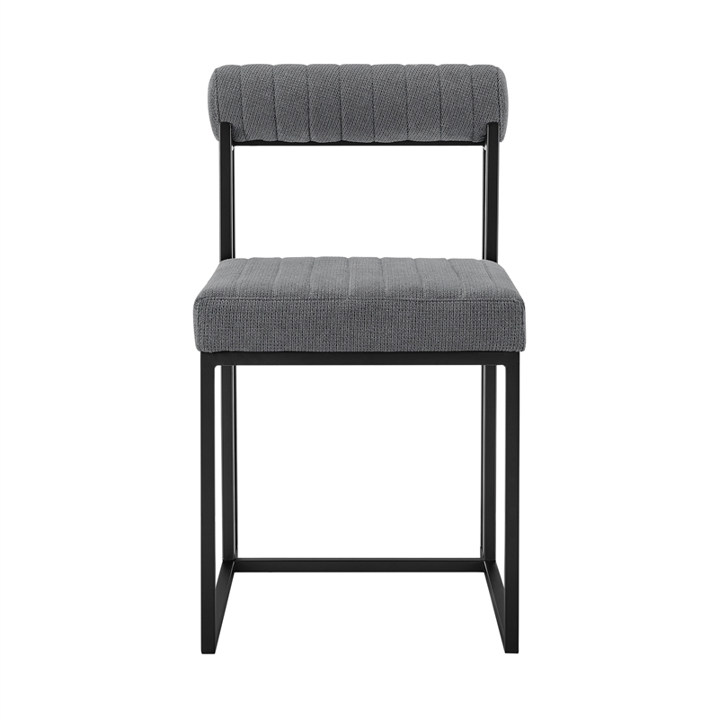 Kai Anastasia 5 Piece Rectangular Dining Table Set with Anchor Gray Fabric