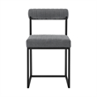 Kai Anastasia 5 Piece Rectangular Dining Table Set with Anchor Gray Fabric