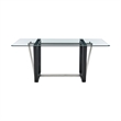 Kai Anastasia 5 Piece Rectangular  Dining Table Set with Light Gray Fabric