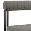 Kai Anastasia 5 Piece Rectangular Dining Set with Light Gray Faux Leather