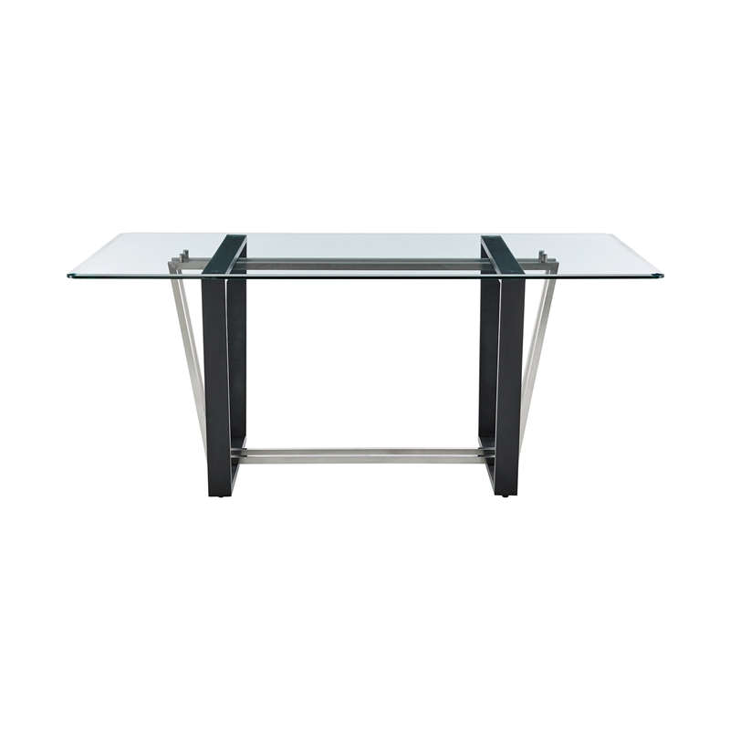 Kai Anastasia 5 Piece Rectangular  Dining Set with Charcoal Fabric