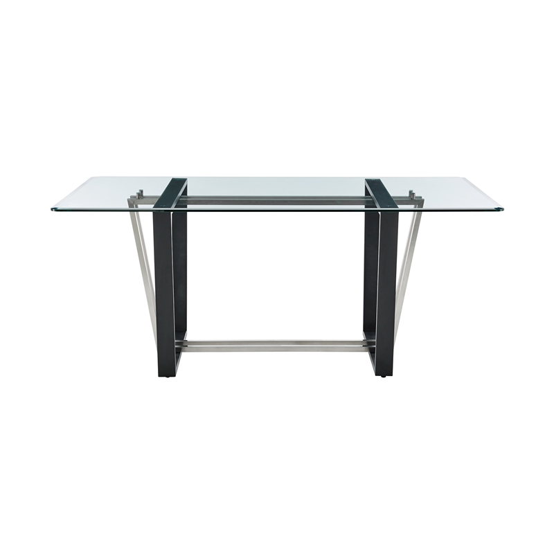 Kai Anastasia 7 Piece Rectangular Dining  Set with Light Gray Fabric