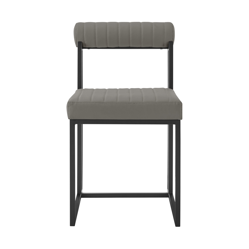 Kai Anastasia 7 Piece Rectangular  Dining Set with Light Gray Faux Leather