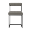 Kai Anastasia 7 Piece Rectangular  Dining Set with Light Gray Faux Leather