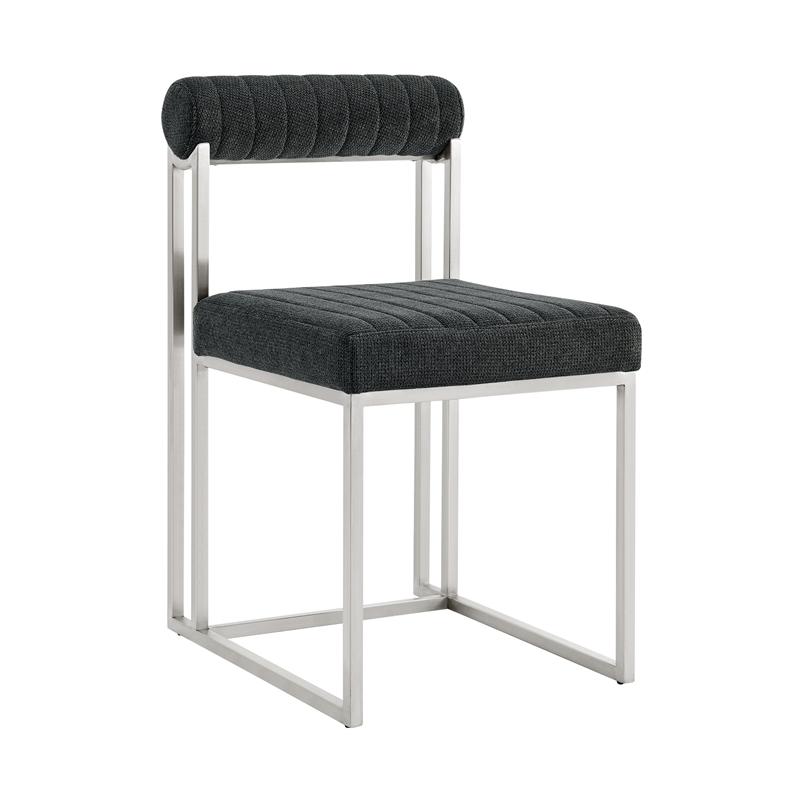 Kai Anastasia 7 Piece Rectangular Dining Set withCharcoal Fabric