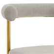 Veronica Shannon 5 Piece Round Dining Set with Taupe Fabric