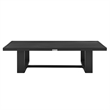 Alegria Aluminum Outdoor Coffee Table in Black