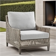 Mareike Aluminum and Rope Outdoor Sofa in Brown