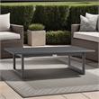 Menorca Aluminum Outdoor Sofa in Dark Gray