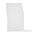 Armen Living Amanda Modern Faux Leather Dining Chair in White