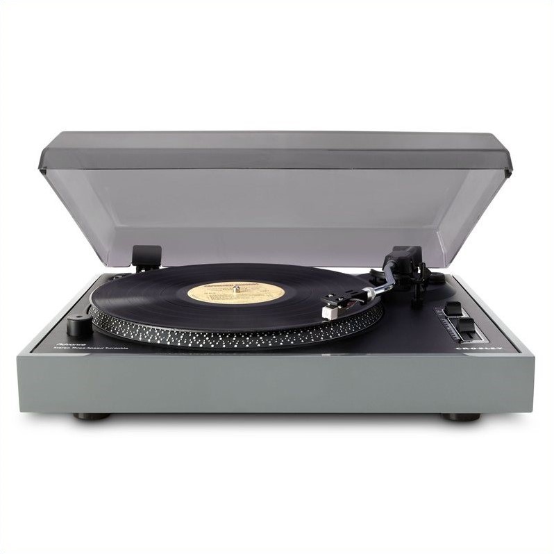Crosley Radio Advance Stereo USB Turntable in Gray