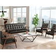 ZUO Tintern Faux Marble Top Coffee Table in White/Bronze