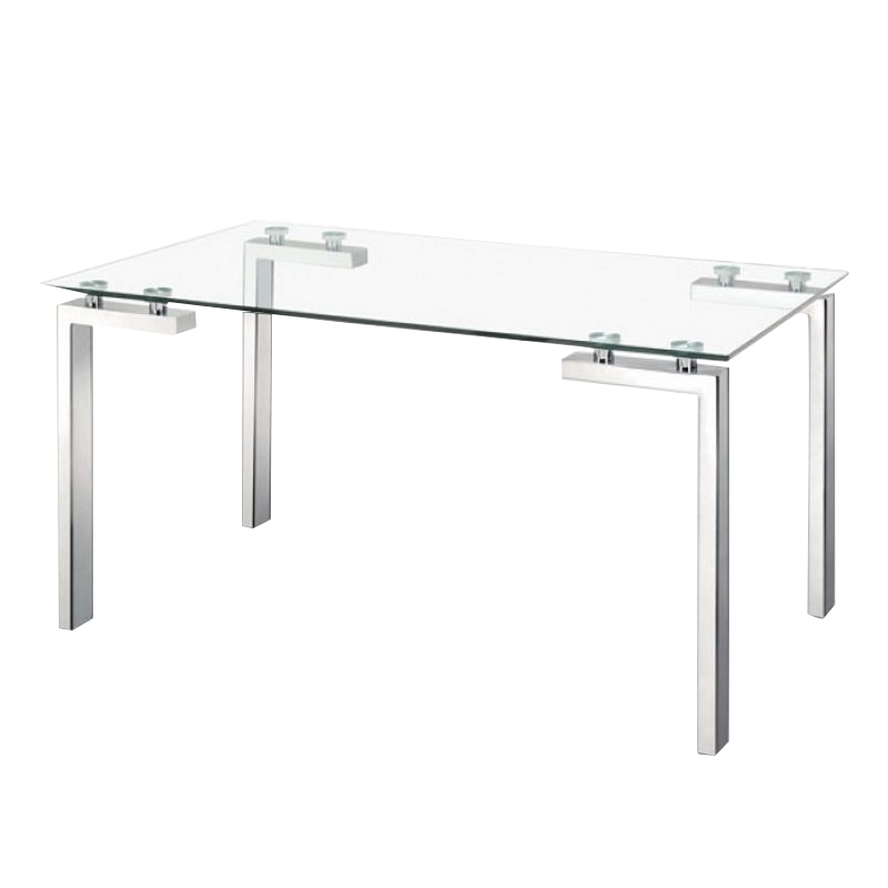 Zoe S Furniture Zuo Roca Casual Dining Table With Gl Top Zuo Roca Casual Dining Table With Gl Top