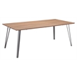 ZUO Perpignan Engineered Wood Top Dining Table in Brown