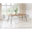 ZUO Perpignan Engineered Wood Top Dining Table in Brown