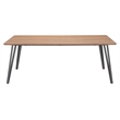 ZUO Perpignan Engineered Wood Top Dining Table in Brown