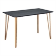 ZUO Deus Modern Style Steel and MDF Counter Table in Black