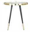 Particle Side Table Gold & Black