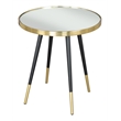 Particle Side Table Gold & Black