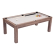 ZUO Bonker 3-in-1 Engineered Wood Rectangular Table in Brown