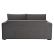 ZUO Jide Fabric-Wrapped Wood Frame Sleeper Sofa in Gray